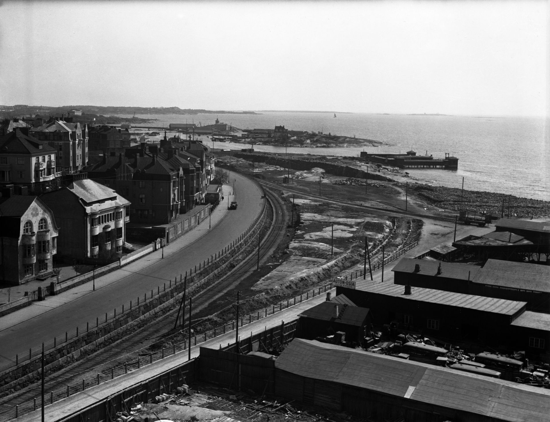 Eirastranden ca 1930. Foto: Rafael Roos/Helsingfors stadsmuseum